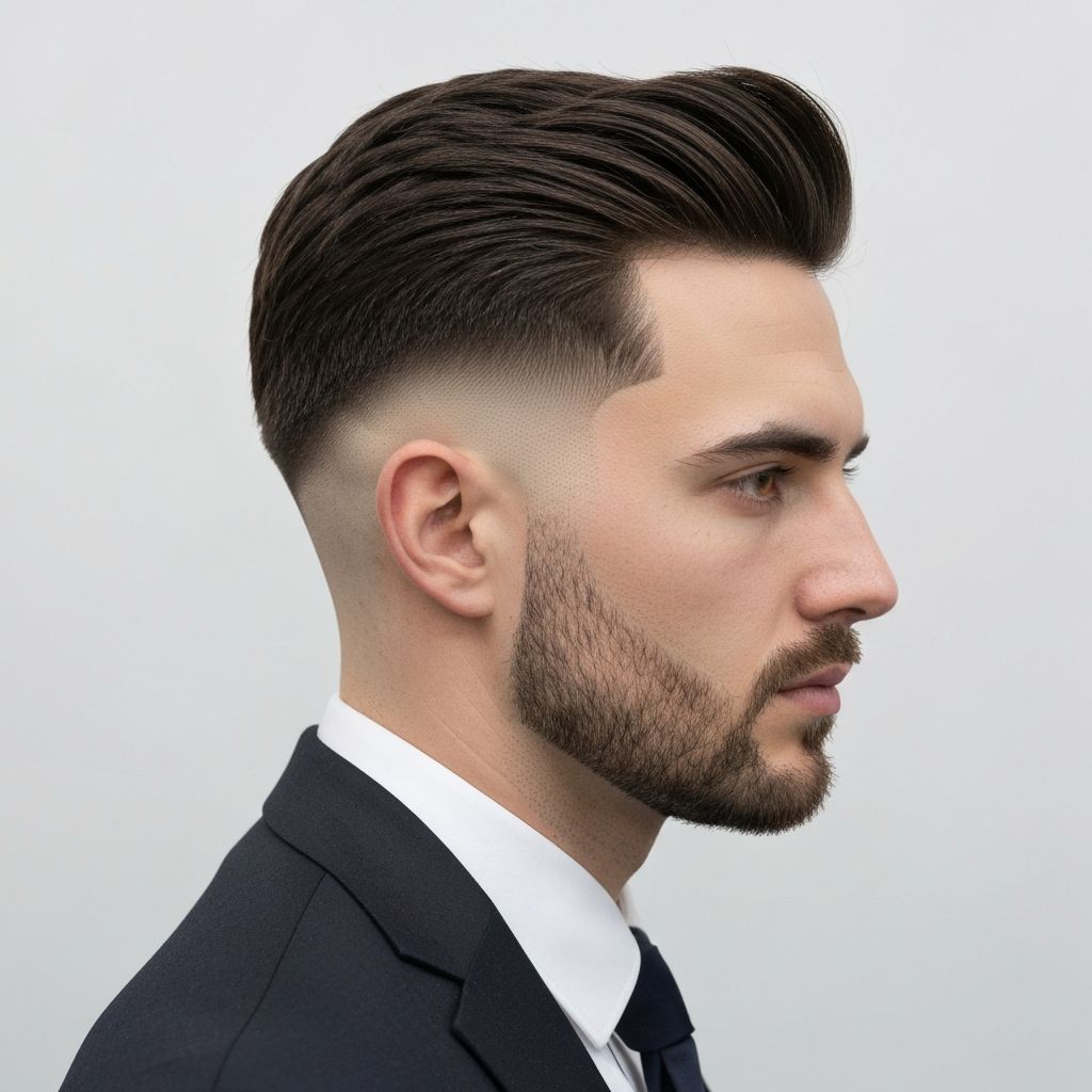Men's classic haircut