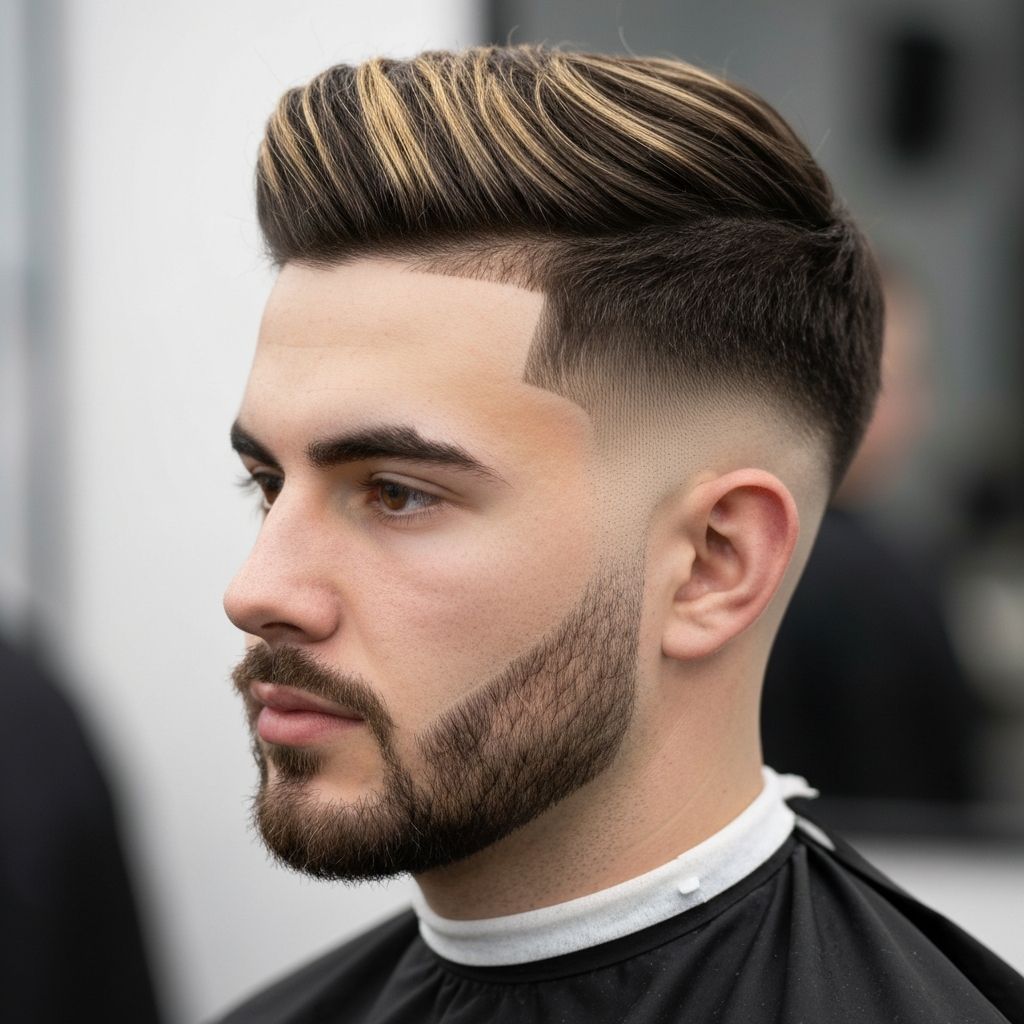 Precision fade haircut